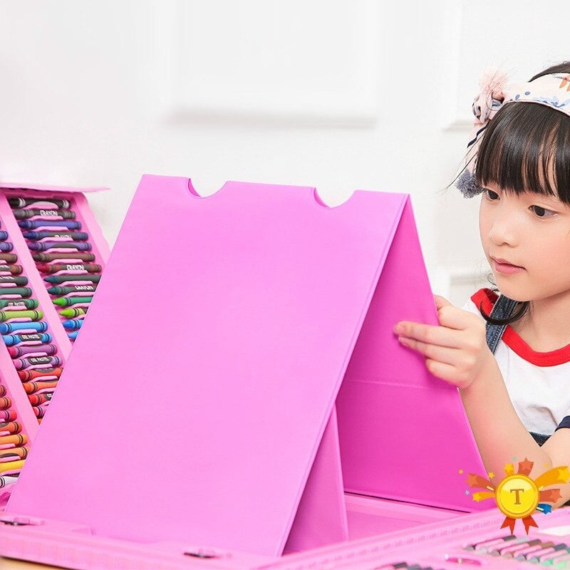 Deluxe 6-In-1 Art Creativity Set-168 pcs-facebook兴趣词_shopify,店