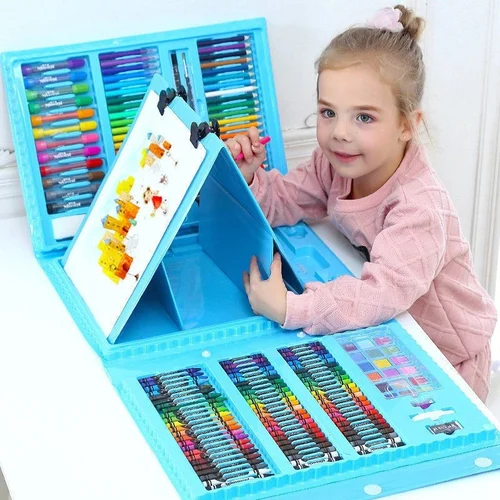 168pcs Art Supplies Set for Girls Deluxe Art Creativity Painting